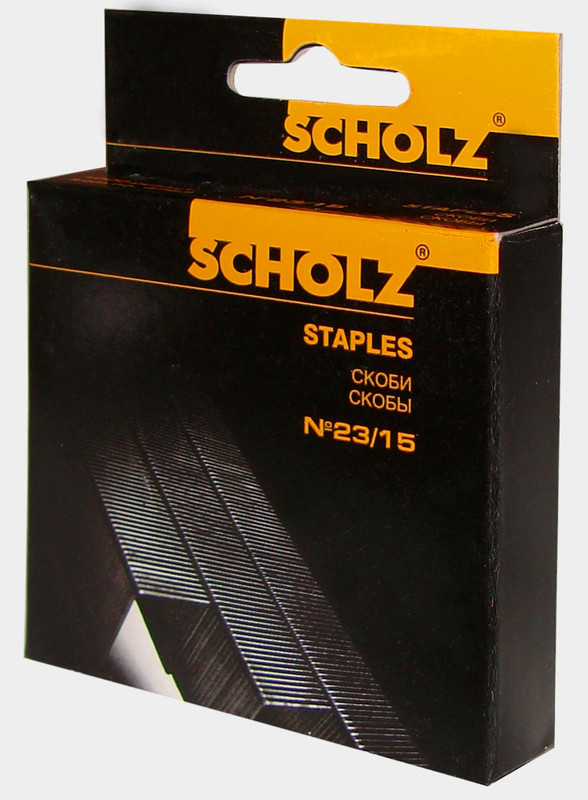 Скоби для степлера SCHOLZ (4763SCH), 23/15, 1000 шт